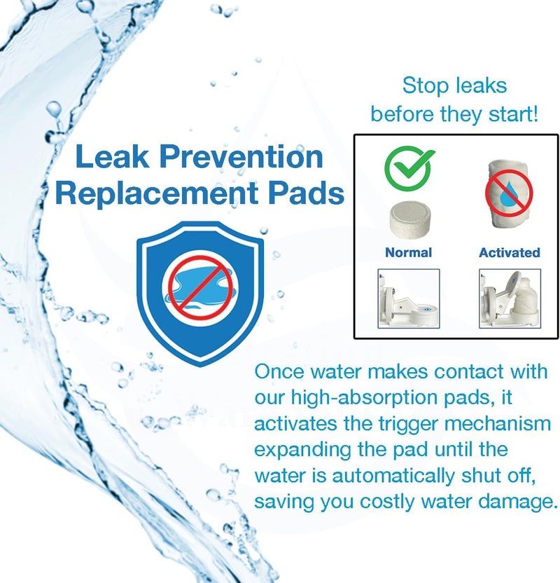 Filtration Warehouse 1/4", 3/8", or High Flow Leak Stop Valve, Automatic Water Shut Off Valve, Leak Detector, Leak Protection for Reverse Osmosis to Full Flow Under Sink Water Filters (3/8" High Flow 1-Pack) - Image 4